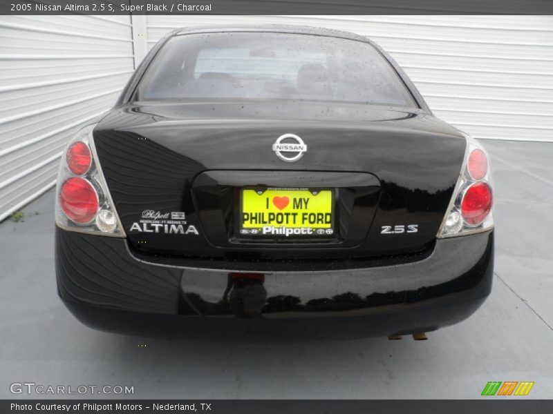 Super Black / Charcoal 2005 Nissan Altima 2.5 S