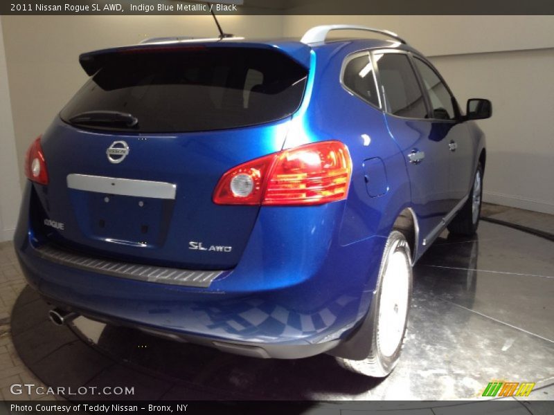 Indigo Blue Metallic / Black 2011 Nissan Rogue SL AWD