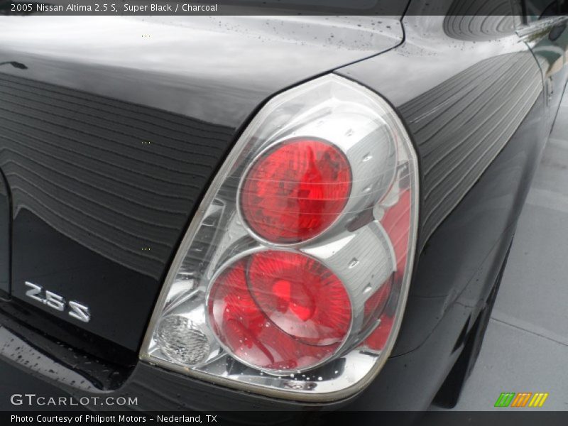 Super Black / Charcoal 2005 Nissan Altima 2.5 S