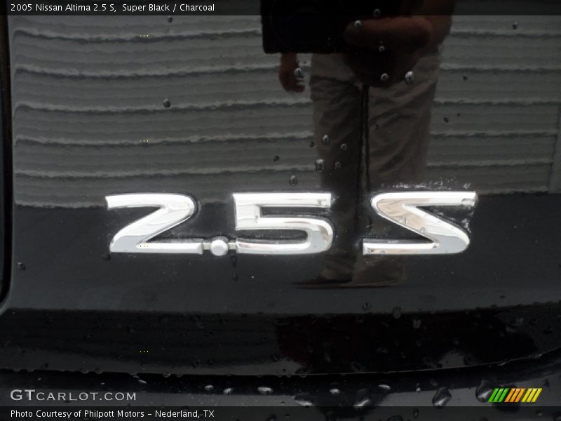 Super Black / Charcoal 2005 Nissan Altima 2.5 S