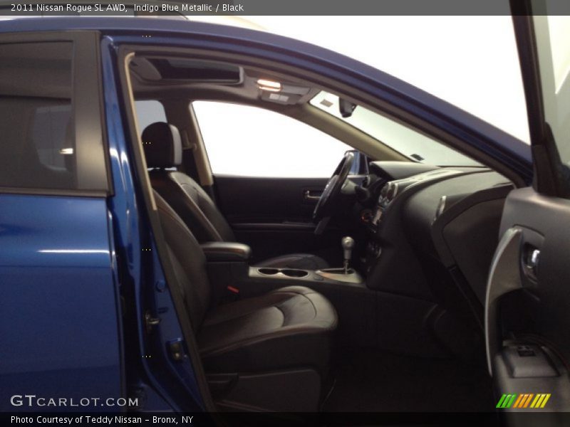 Indigo Blue Metallic / Black 2011 Nissan Rogue SL AWD