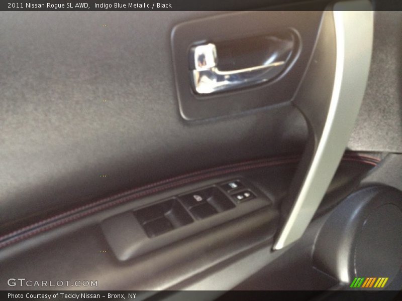 Indigo Blue Metallic / Black 2011 Nissan Rogue SL AWD