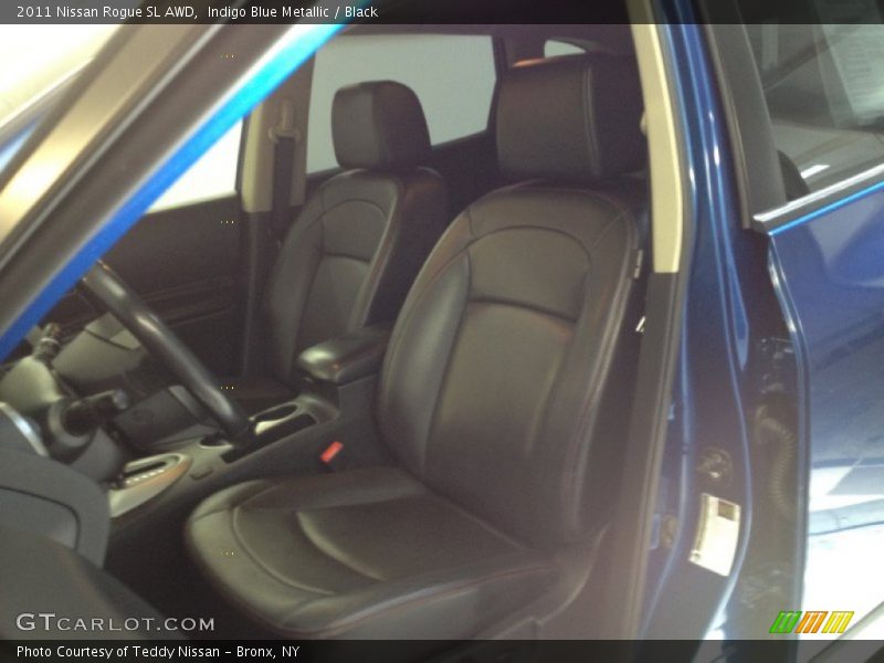 Indigo Blue Metallic / Black 2011 Nissan Rogue SL AWD