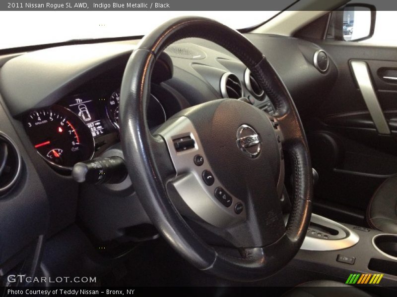Indigo Blue Metallic / Black 2011 Nissan Rogue SL AWD