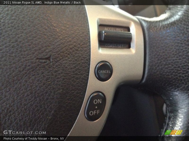 Indigo Blue Metallic / Black 2011 Nissan Rogue SL AWD