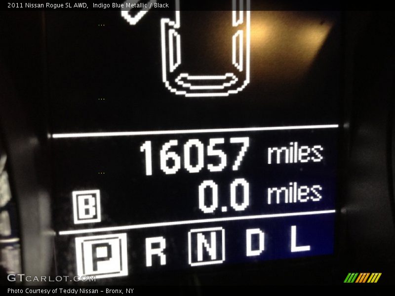 Indigo Blue Metallic / Black 2011 Nissan Rogue SL AWD