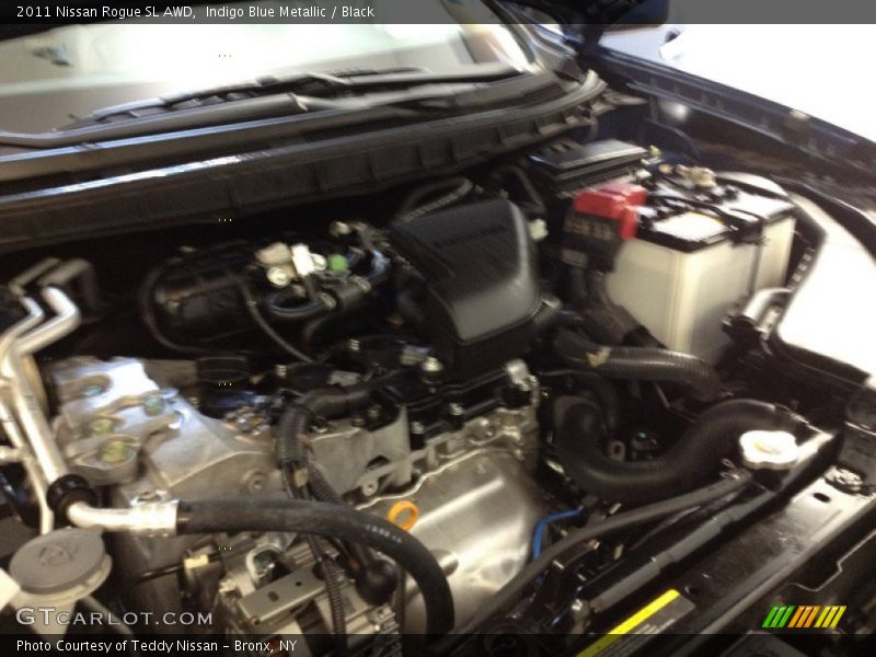 Indigo Blue Metallic / Black 2011 Nissan Rogue SL AWD