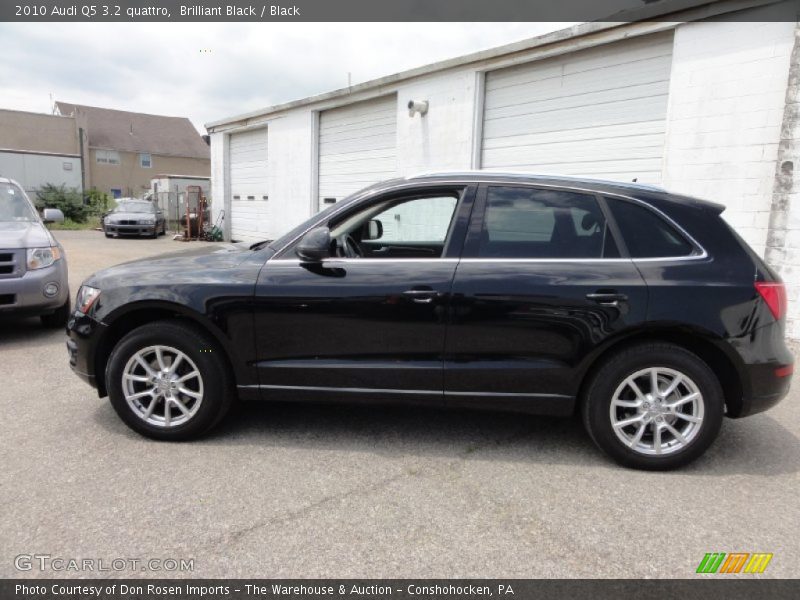 Brilliant Black / Black 2010 Audi Q5 3.2 quattro