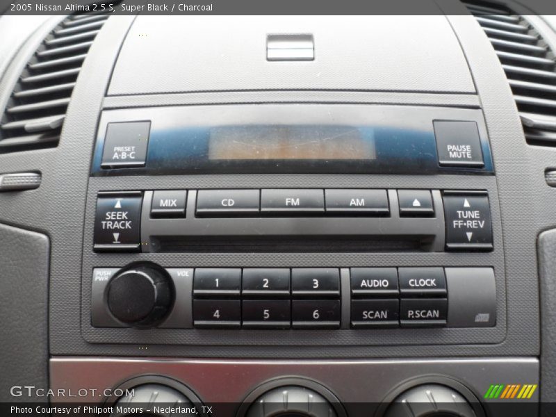 Super Black / Charcoal 2005 Nissan Altima 2.5 S