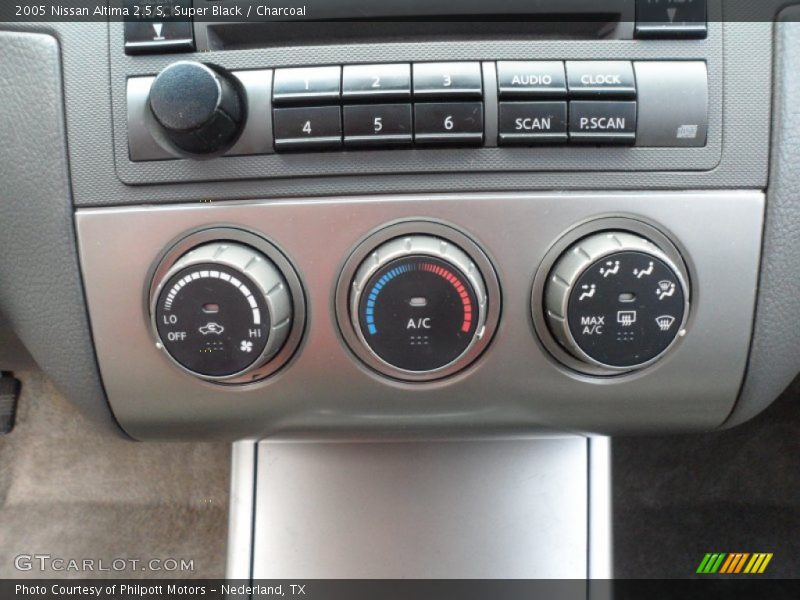 Super Black / Charcoal 2005 Nissan Altima 2.5 S