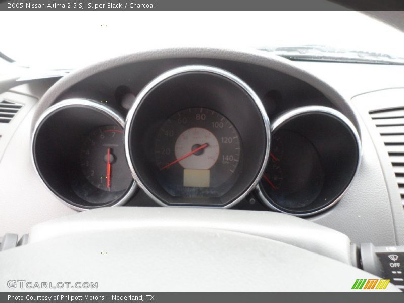 Super Black / Charcoal 2005 Nissan Altima 2.5 S