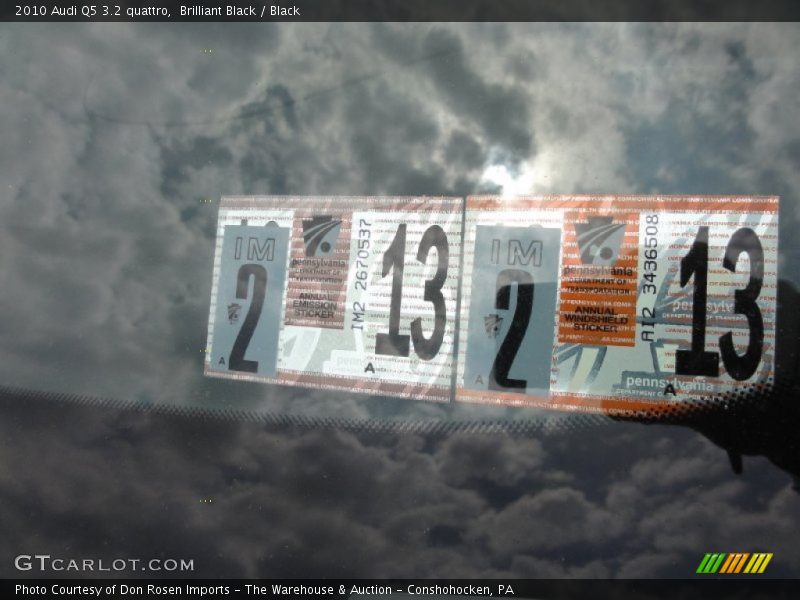 Brilliant Black / Black 2010 Audi Q5 3.2 quattro