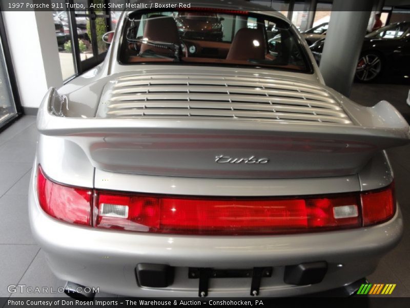 Arctic Silver Metallic / Boxster Red 1997 Porsche 911 Turbo