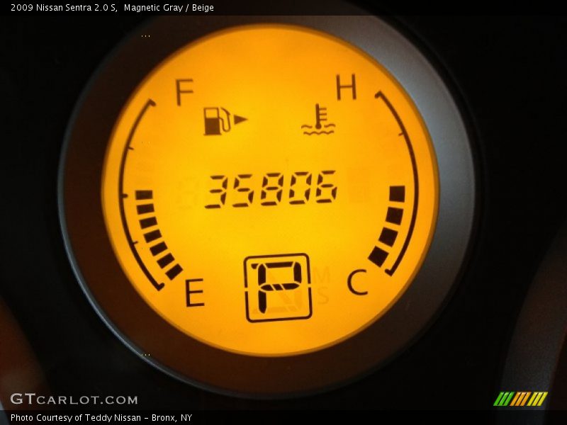 Magnetic Gray / Beige 2009 Nissan Sentra 2.0 S