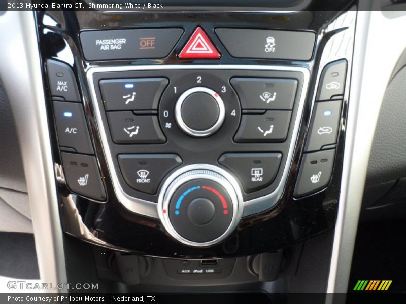 Controls of 2013 Elantra GT