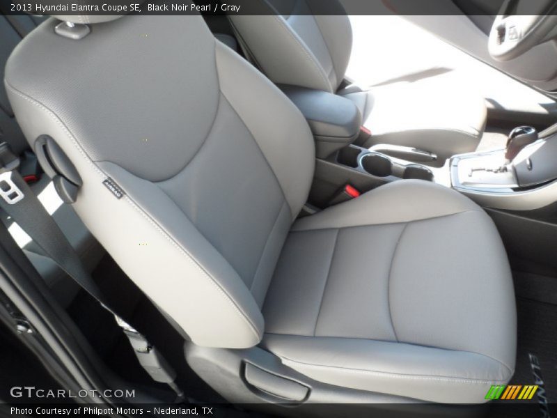 Front Seat of 2013 Elantra Coupe SE