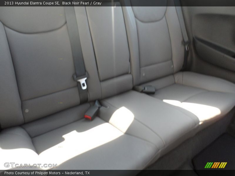 Black Noir Pearl / Gray 2013 Hyundai Elantra Coupe SE