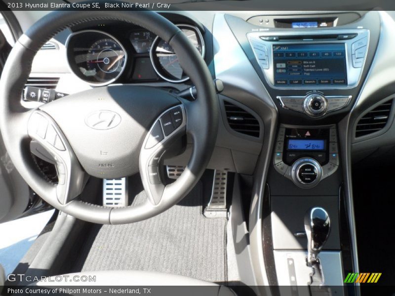 Dashboard of 2013 Elantra Coupe SE