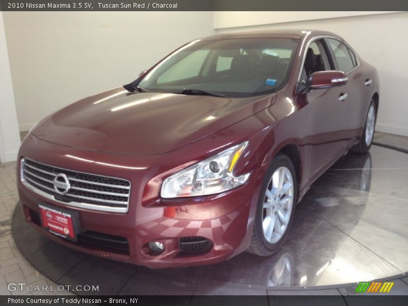 Tuscan Sun Red / Charcoal 2010 Nissan Maxima 3.5 SV
