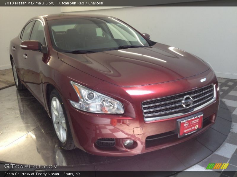 Tuscan Sun Red / Charcoal 2010 Nissan Maxima 3.5 SV