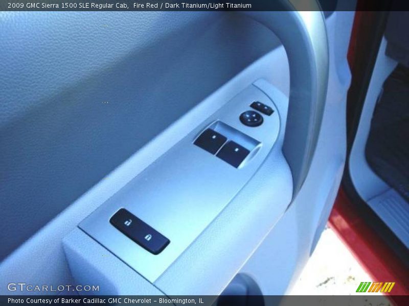 Fire Red / Dark Titanium/Light Titanium 2009 GMC Sierra 1500 SLE Regular Cab
