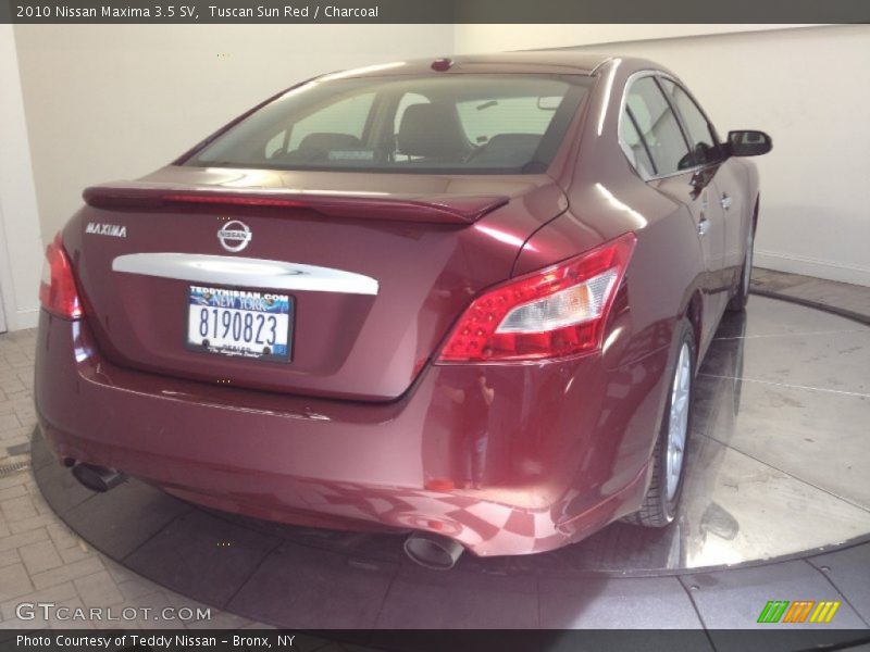 Tuscan Sun Red / Charcoal 2010 Nissan Maxima 3.5 SV