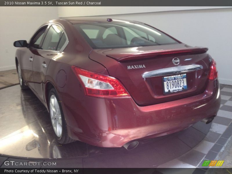 Tuscan Sun Red / Charcoal 2010 Nissan Maxima 3.5 SV