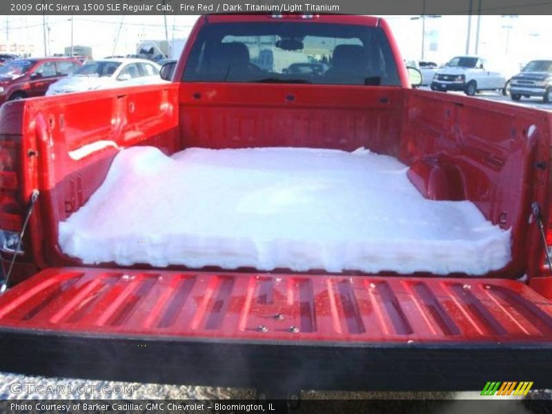 Fire Red / Dark Titanium/Light Titanium 2009 GMC Sierra 1500 SLE Regular Cab