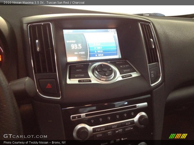 Tuscan Sun Red / Charcoal 2010 Nissan Maxima 3.5 SV