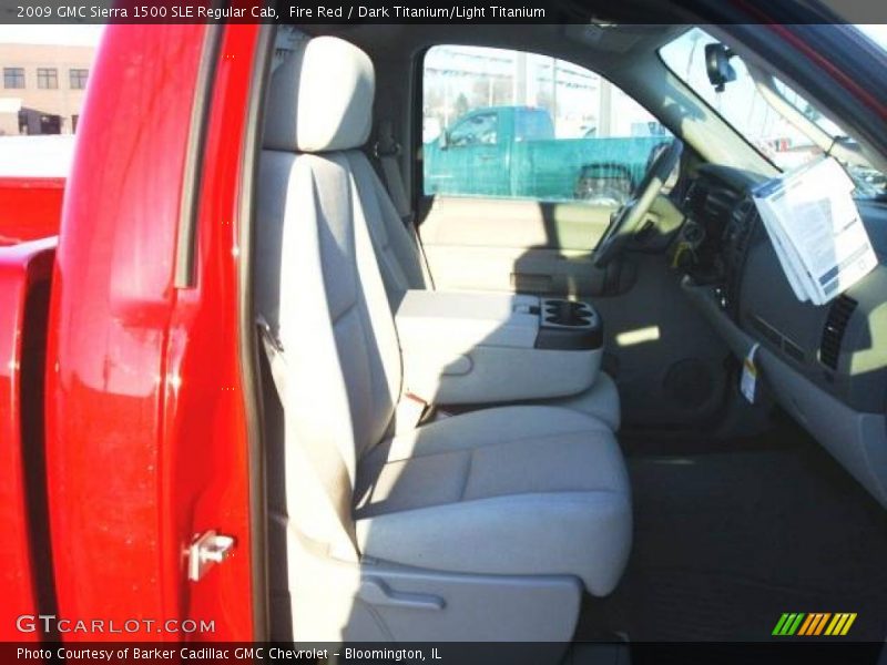 Fire Red / Dark Titanium/Light Titanium 2009 GMC Sierra 1500 SLE Regular Cab