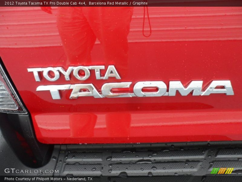 Barcelona Red Metallic / Graphite 2012 Toyota Tacoma TX Pro Double Cab 4x4