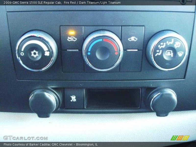Fire Red / Dark Titanium/Light Titanium 2009 GMC Sierra 1500 SLE Regular Cab