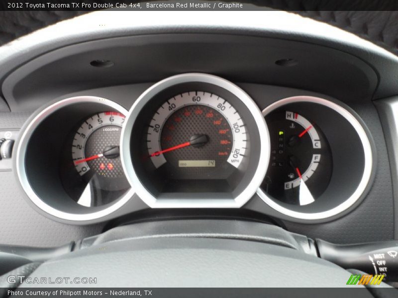  2012 Tacoma TX Pro Double Cab 4x4 TX Pro Double Cab 4x4 Gauges