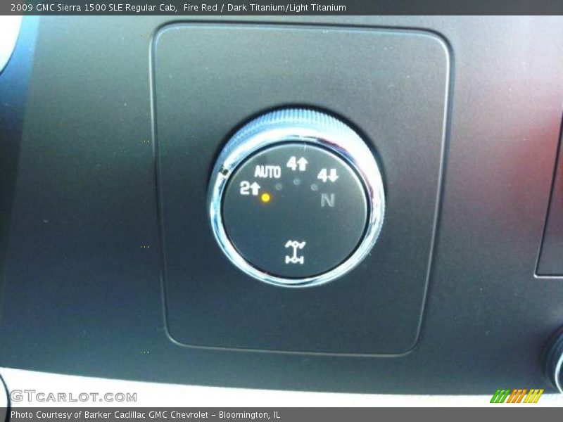 Fire Red / Dark Titanium/Light Titanium 2009 GMC Sierra 1500 SLE Regular Cab