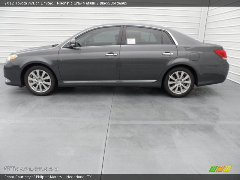 Magnetic Gray Metallic / Black/Bordeaux 2012 Toyota Avalon Limited