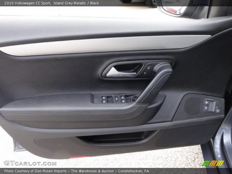 Island Grey Metallic / Black 2010 Volkswagen CC Sport
