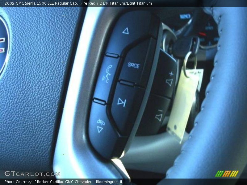 Fire Red / Dark Titanium/Light Titanium 2009 GMC Sierra 1500 SLE Regular Cab