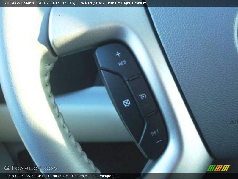 Fire Red / Dark Titanium/Light Titanium 2009 GMC Sierra 1500 SLE Regular Cab