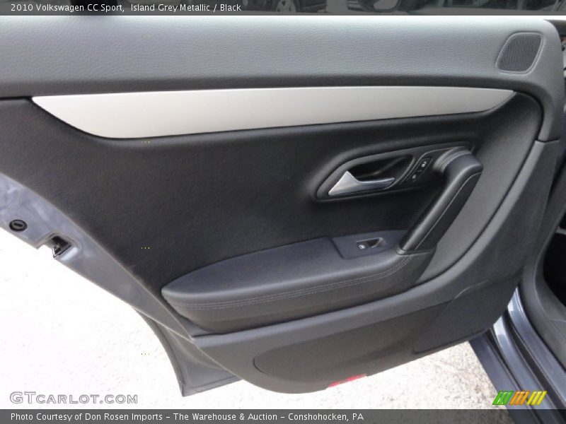 Island Grey Metallic / Black 2010 Volkswagen CC Sport