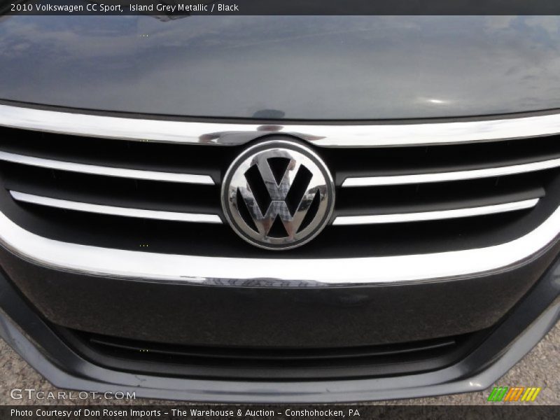 Island Grey Metallic / Black 2010 Volkswagen CC Sport