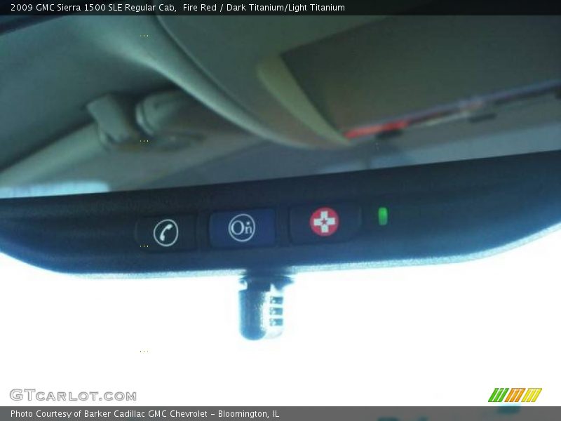 Fire Red / Dark Titanium/Light Titanium 2009 GMC Sierra 1500 SLE Regular Cab