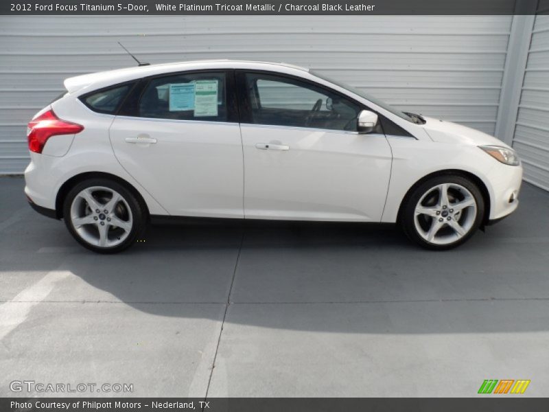 2012 Focus Titanium 5-Door White Platinum Tricoat Metallic