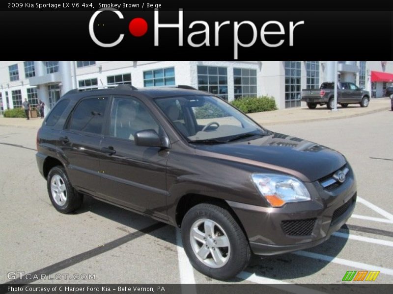Smokey Brown / Beige 2009 Kia Sportage LX V6 4x4