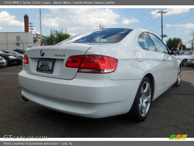Alpine White / Saddle Brown Dakota Leather 2009 BMW 3 Series 328xi Coupe