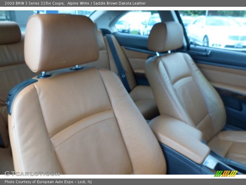 Alpine White / Saddle Brown Dakota Leather 2009 BMW 3 Series 328xi Coupe