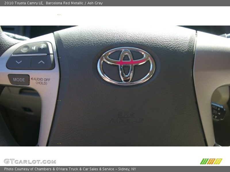 Barcelona Red Metallic / Ash Gray 2010 Toyota Camry LE