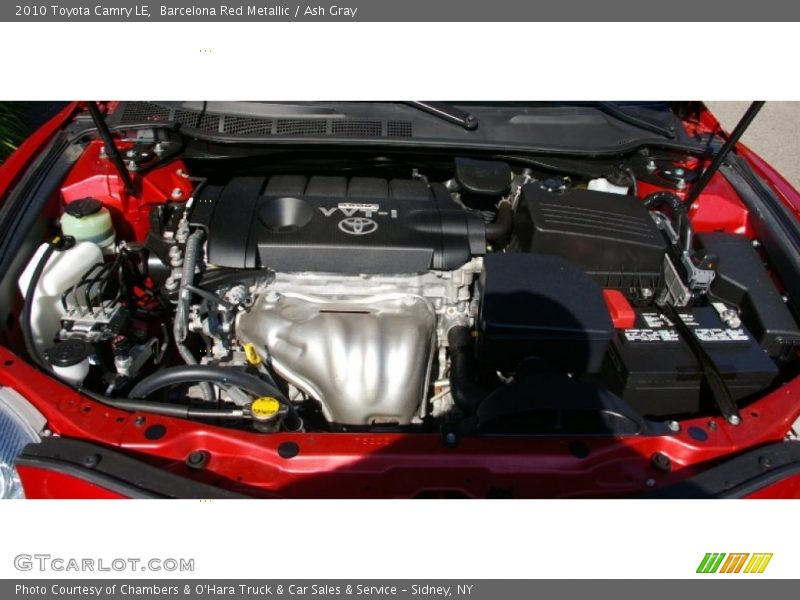 Barcelona Red Metallic / Ash Gray 2010 Toyota Camry LE