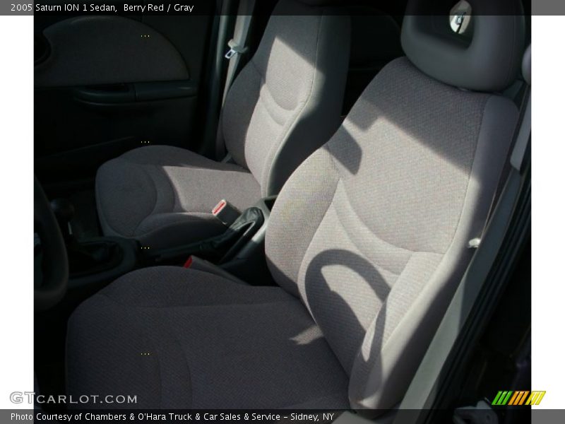 Berry Red / Gray 2005 Saturn ION 1 Sedan