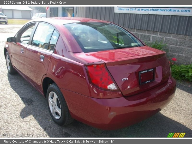 Berry Red / Gray 2005 Saturn ION 1 Sedan
