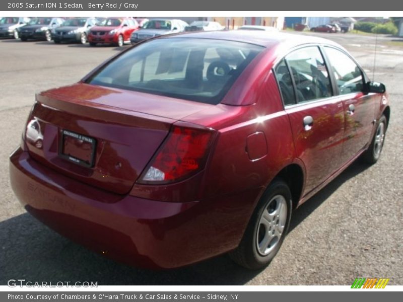 Berry Red / Gray 2005 Saturn ION 1 Sedan